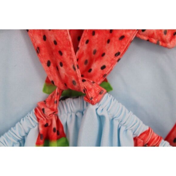 SASSY STITCHES BABY BUBBLE OUTFIT WATERMELON Ants 18M - Picture 6 of 9